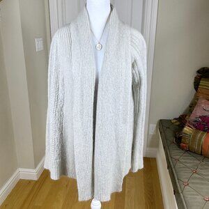 All Saints Sweater Cardigan Mohair Wool Galaxy Flex Beige No Close (6)